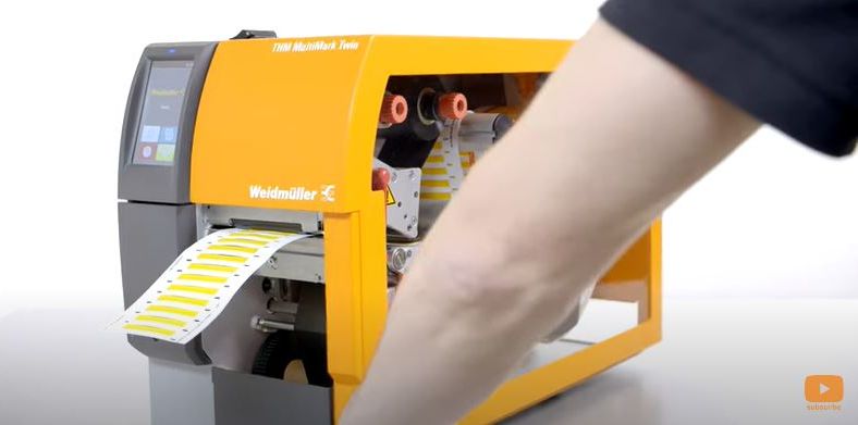 Вижте новия принтер за двустранен печат TH MultiMark TWIN на Weidmueller
