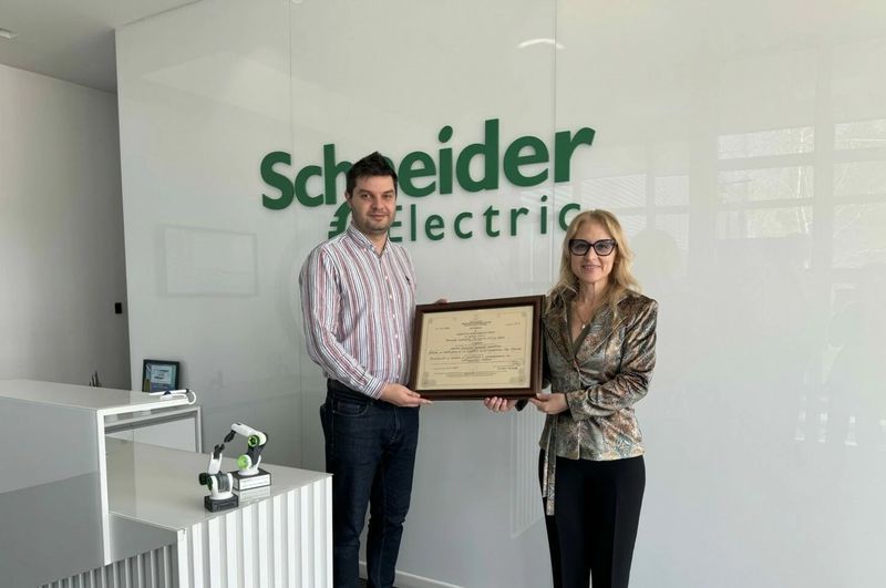 Schneider Electric получи сертификат за приоритетна инвестиция за проект за нов завод за електрообурдване в Пловдив
