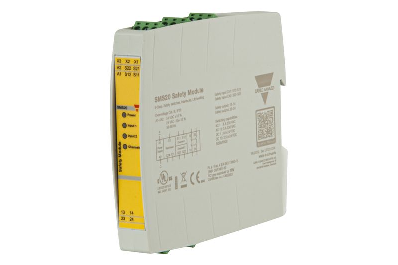 Реле за безопасност SMS20 на Carlo Gavazzi на промоционална цена Реле за безопасност SMS20 на Carlo Gavazzi на промоционална цена