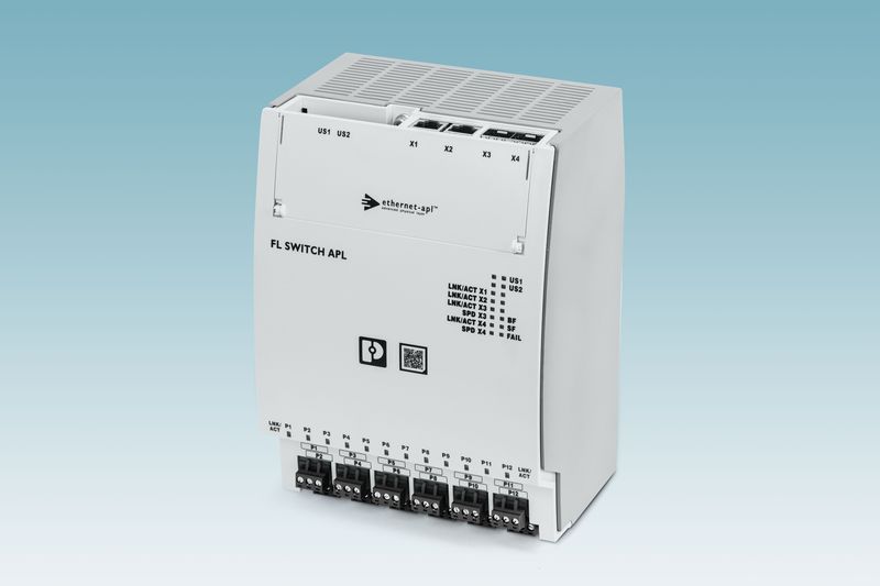 Phoenix Contact представи нови Ethernet-APL комутатори с 12 порта Phoenix Contact представи нови Ethernet-APL комутатори с 12 порта