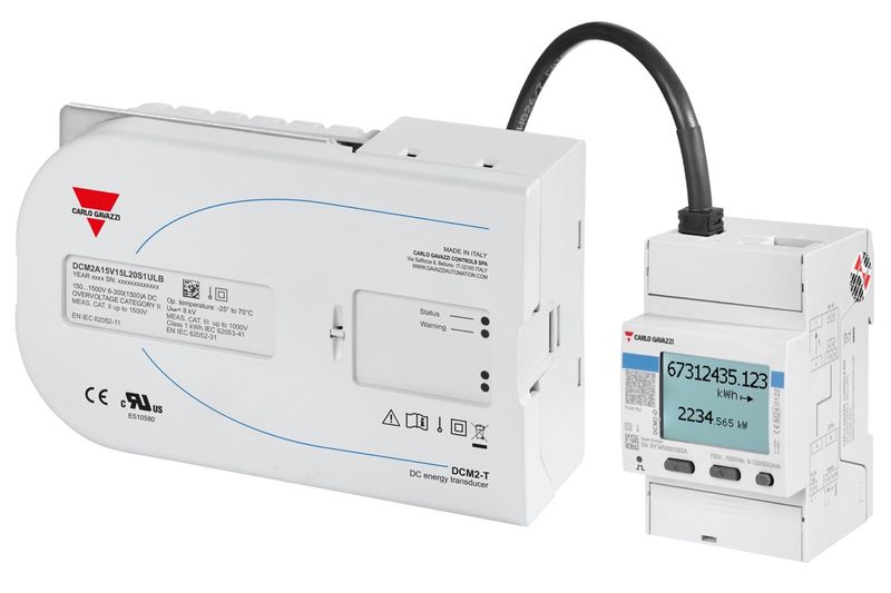 Нов мощен DC електромер DCM2 за BESS и MCS на Carlo Gavazzi